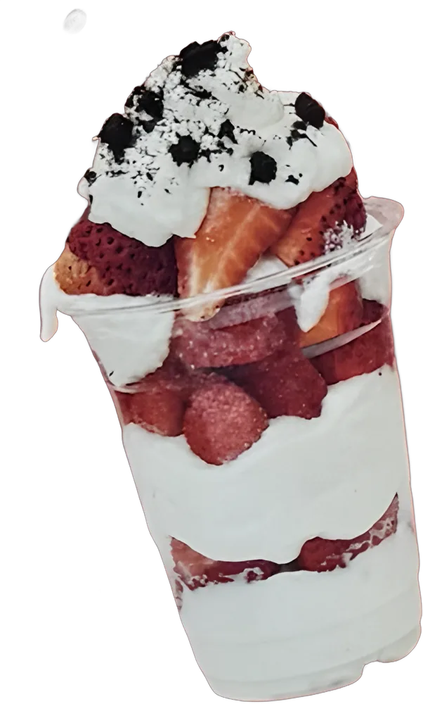 Berry Cream fruit cup