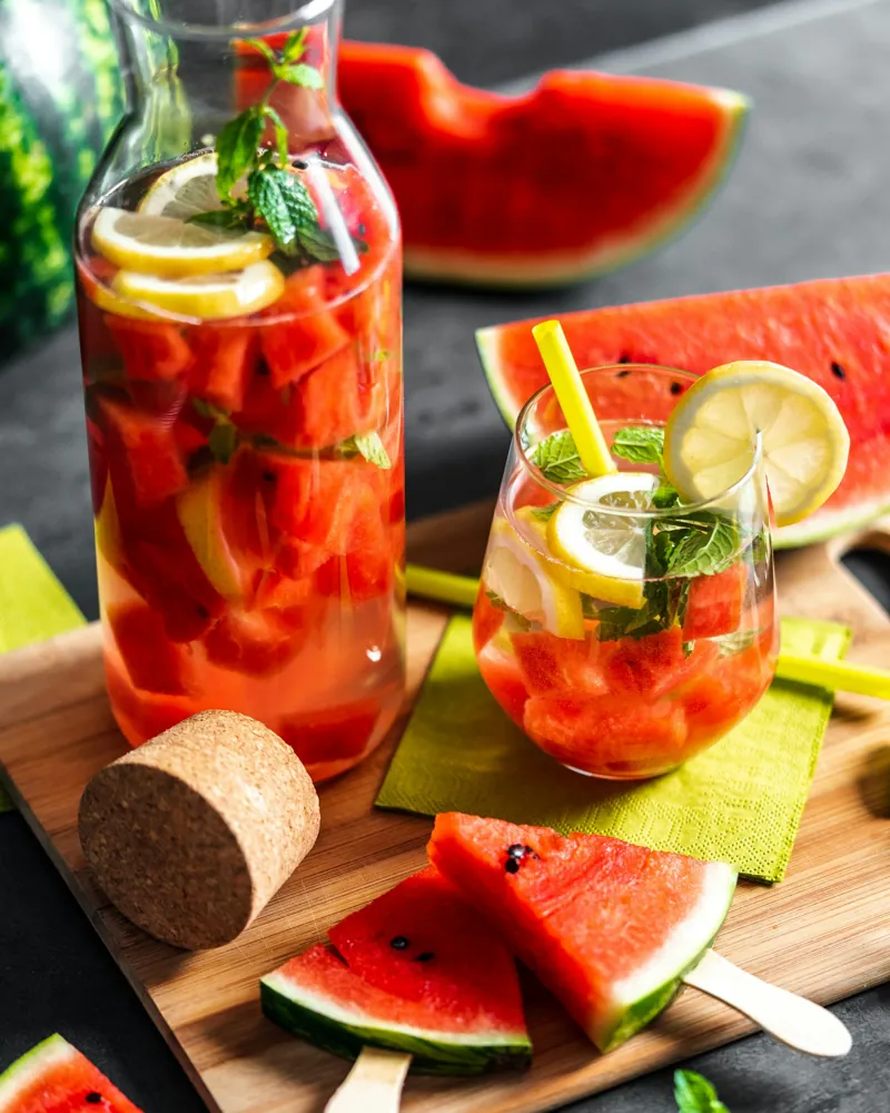 Strawberry and fruit refresher